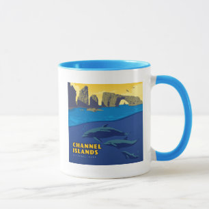 Kanalöarnas nationalpark - delfiner mugg