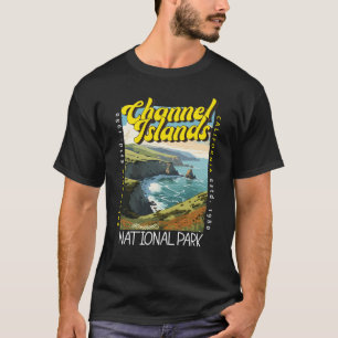 Kanalöarnas nationalpark Distress Retro T Shirt