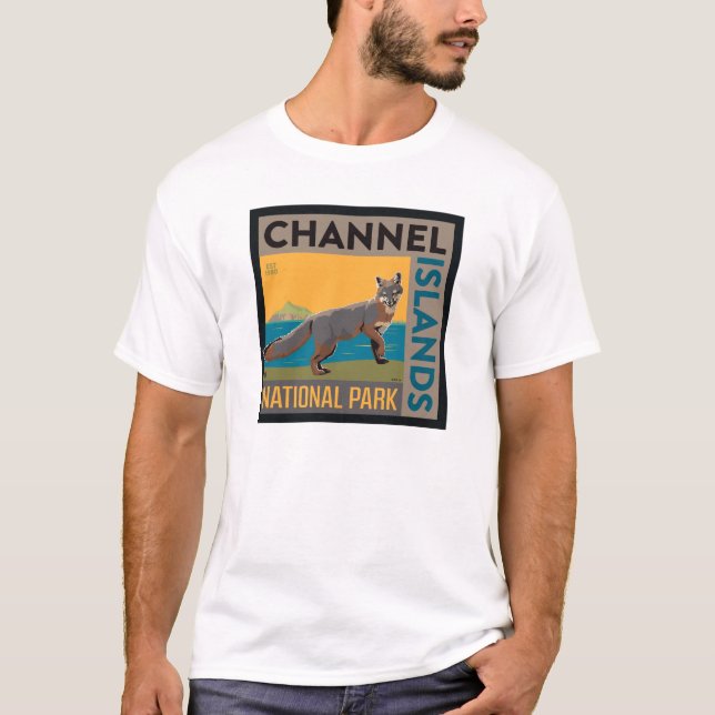 Kanalöarnas nationalpark | Fox T Shirt (Framsida)