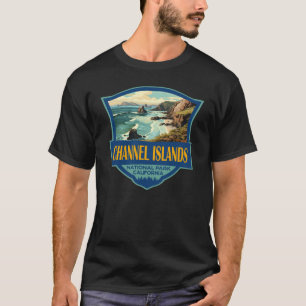 Kanalöarnas nationalpark Illustration Travel T Shirt