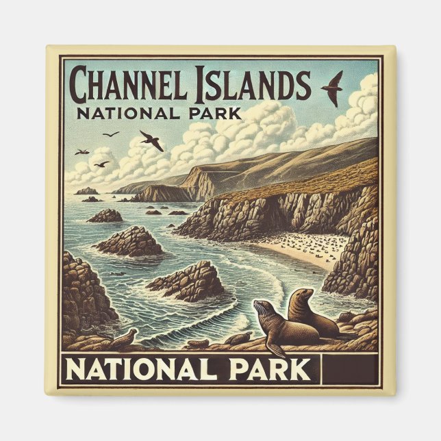 Kanalöarnas nationalpark magnet (Framsidan)