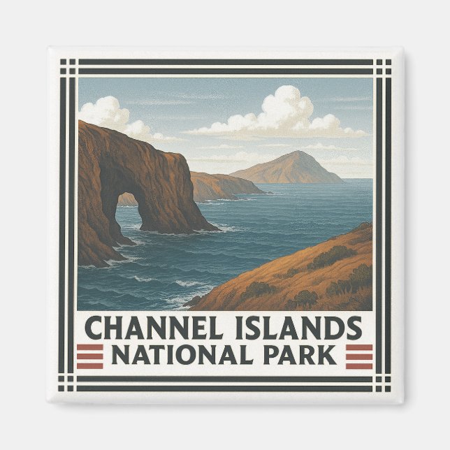 Kanalöarnas nationalpark magnet (Framsidan)