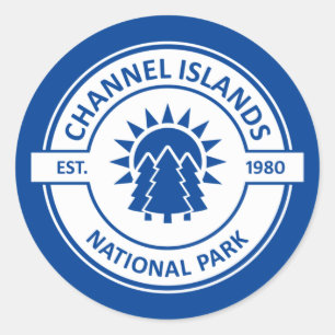 Kanalöarnas nationalpark runt klistermärke