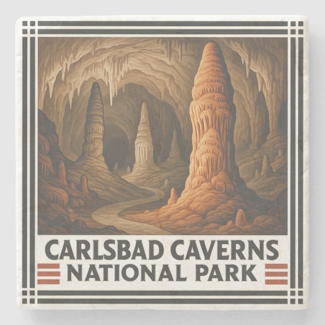 Kanalöarnas nationalpark stenunderlägg (Framsidan)