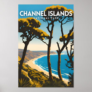 Kanalöarnas nationalpark Travel PS Poster