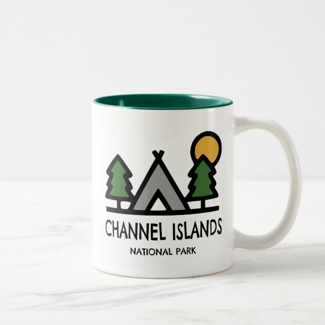 Kanalöarnas nationalpark Två-Tonad mugg (Höger)