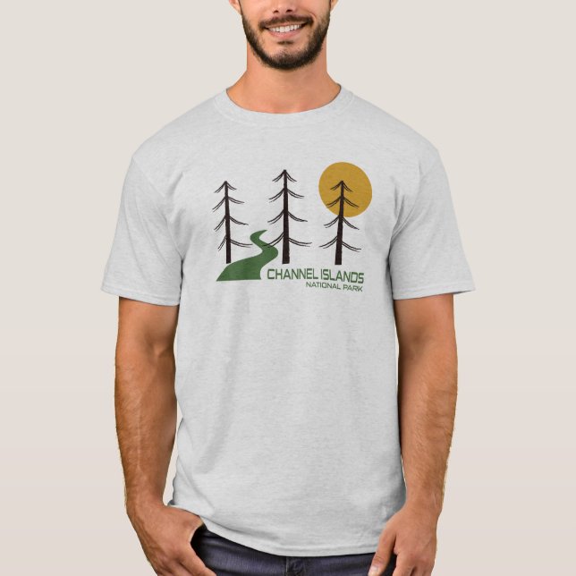 Kanalöarnas nationalparksspår t shirt (Framsida)