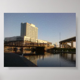 Kanalpromenadens reflektioner poster