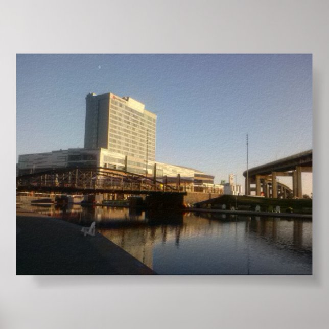 Kanalpromenadens reflektioner poster (Framsidan)