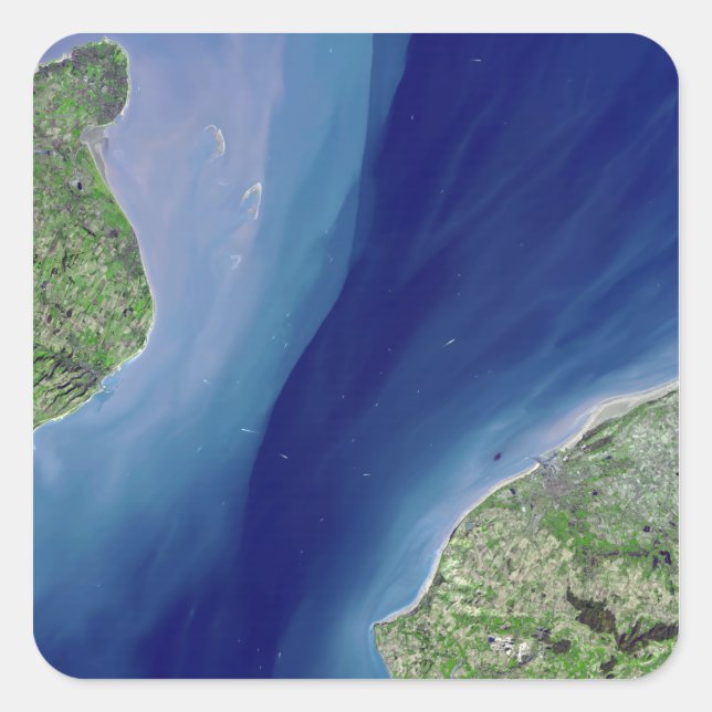 Kanaltunneln Fyrkantigt Klistermärke (Framsida)