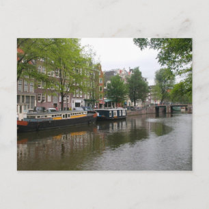Kanalvykort för Amsterdam Vykort