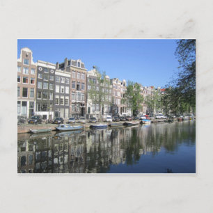 Kanalvykort för Amsterdam Vykort