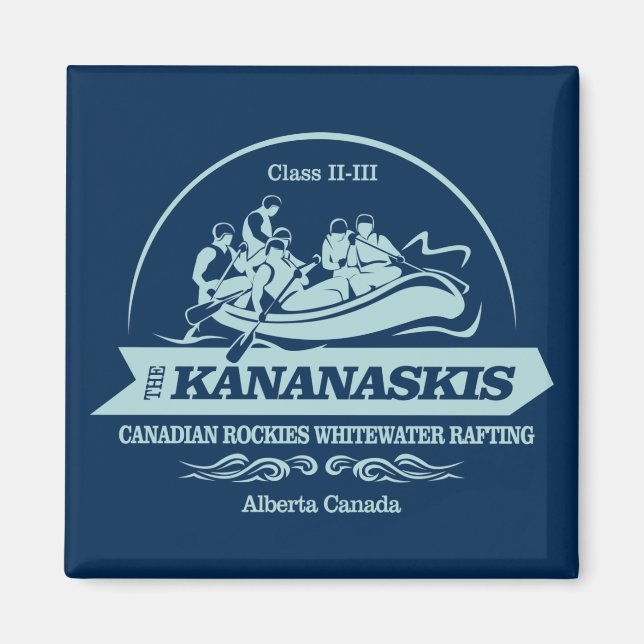 Kananaskis River (vattendrag 2) Magnet (Framsidan)