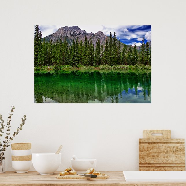 Kananaskis Tystnadsaffisch Poster (Kök)