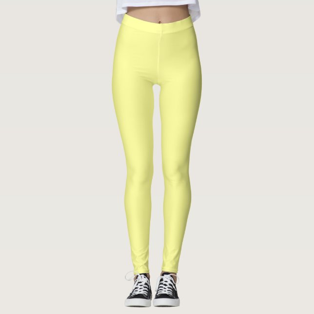 Kanariefågel (enfärgad)  leggings (Framsida)