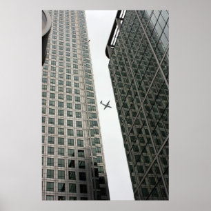 Kanariefågelhamnplats, London Poster