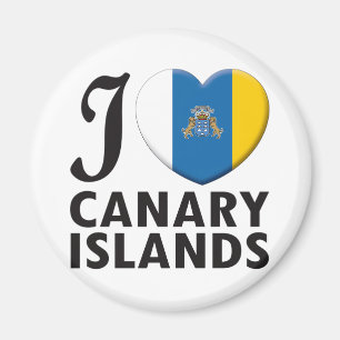Kanariefågelökärlek Magnet