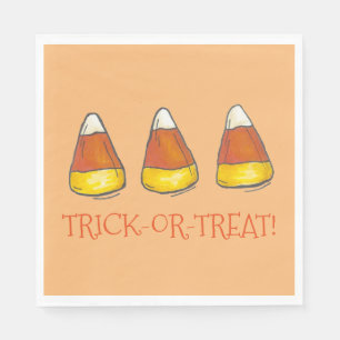 Kanarieöarna bus eller godis Happy halloween Candy Pappersservett