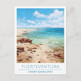 Kanarieöarna Fuerteventura Spanien Travel Vykort