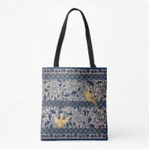 Kanarieöarna i Blue Chinoiserie Design
