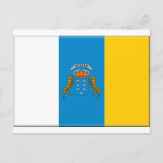 Kanarieöarna (Spanien) Flagga Vykort