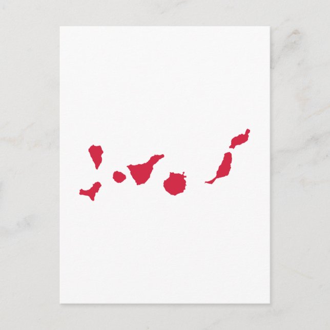 Kanarieöarna Vykort (Framsida)