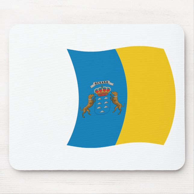 Kanarieöarnas Flagga Musmattor (Framsidan)