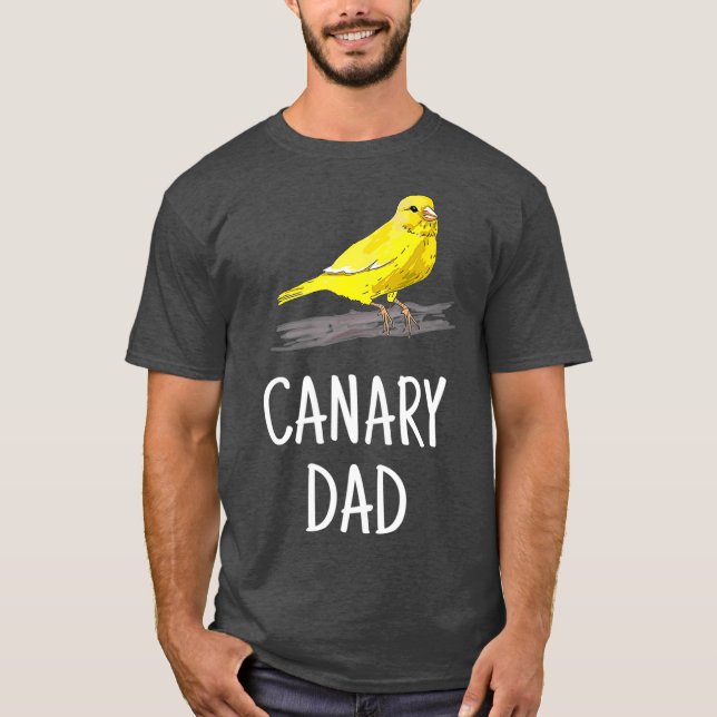 Kanarieöarnas gåva av Pet Bird Canary Älskare till T Shirt (Framsida)