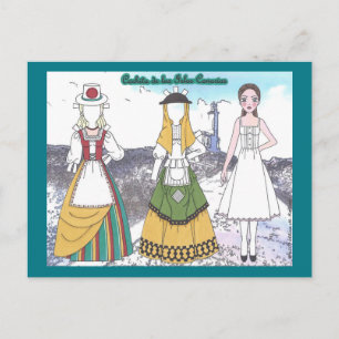 Kanarieöarnas Pappra doll-vykort Vykort
