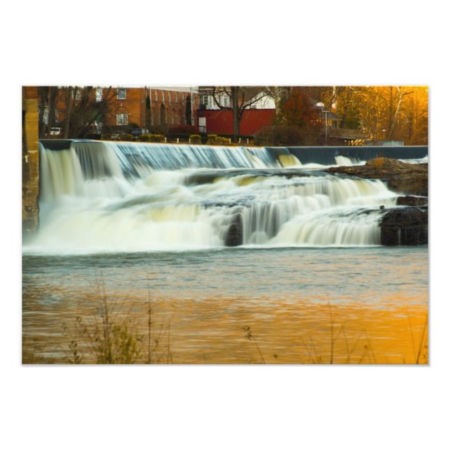 Kanawha Falls, Väster Virginia Fototryck (Framsidan)