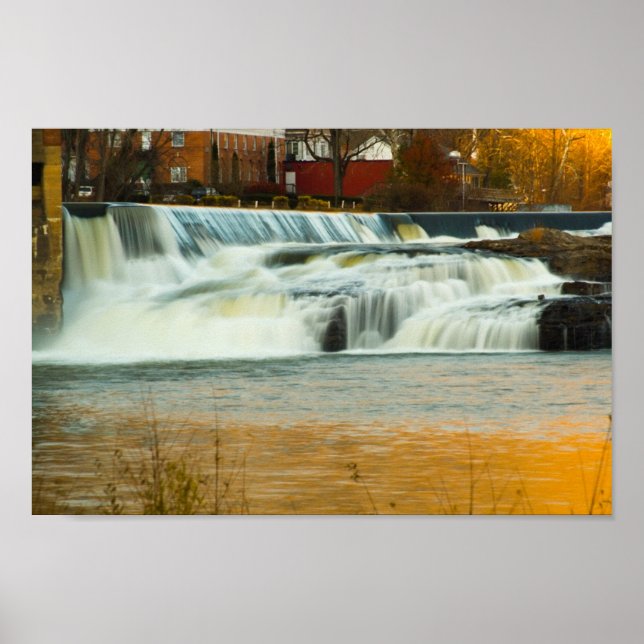 Kanawha Falls, Väster Virginia Poster (Framsidan)