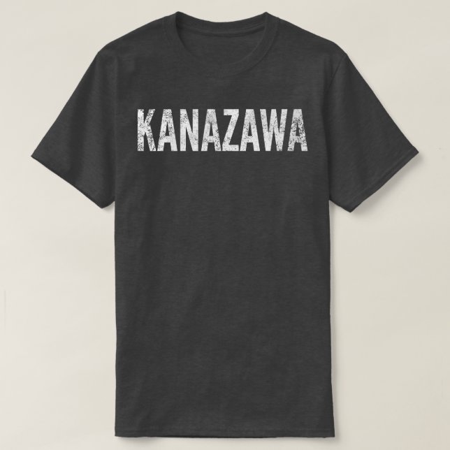 Kanazawa Japan Distressed Graphic  T Shirt (Design framsida)
