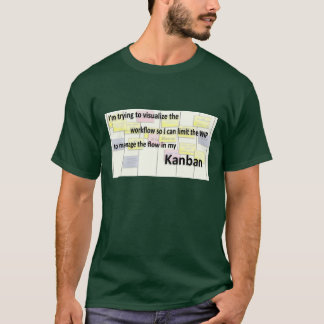 Kanban stiger ombord lättrörligt t-shirt