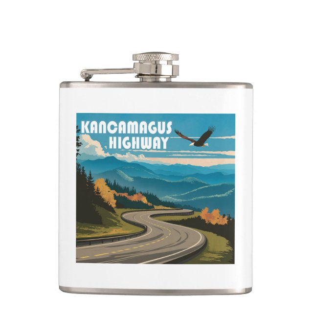 Kancamagus Highway New Hampshire Eagle Fickplunta (Framsidan)