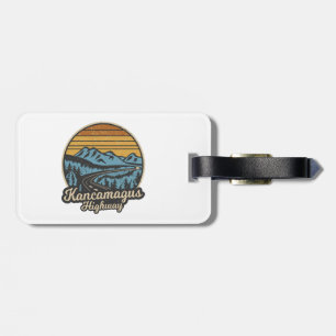 Kancamagus Highway New Hampshire Retro Bagagebricka