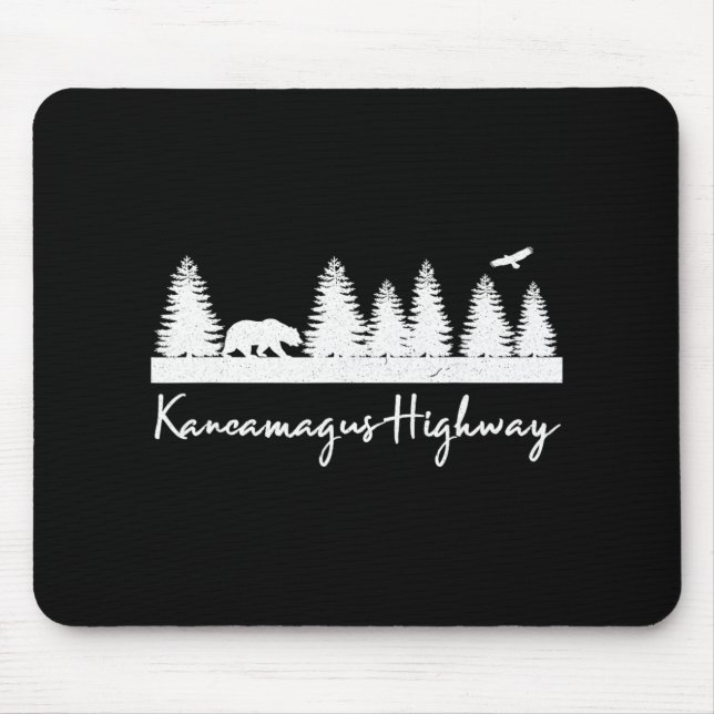 Kancamagus Highway New Hampshire Rustic Bear Wildl Musmatta (Framsidan)