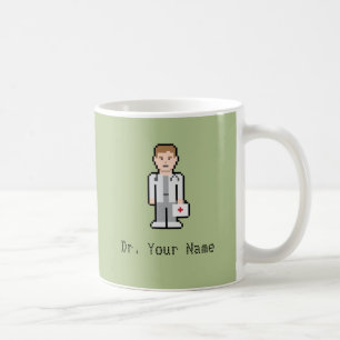 Känd doktor 8bit för anpassningsbar kaffemugg
