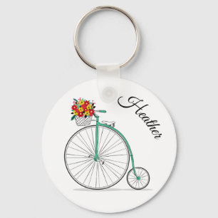 Känd enhjulingcykel Keychain för anpassningsbar Nyckelring