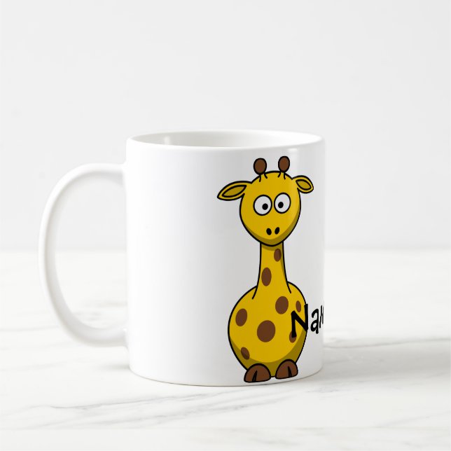 Känd giraff kaffemugg (Vänster)