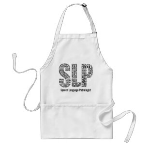 Känd logoped SLP för personlig Förkläde