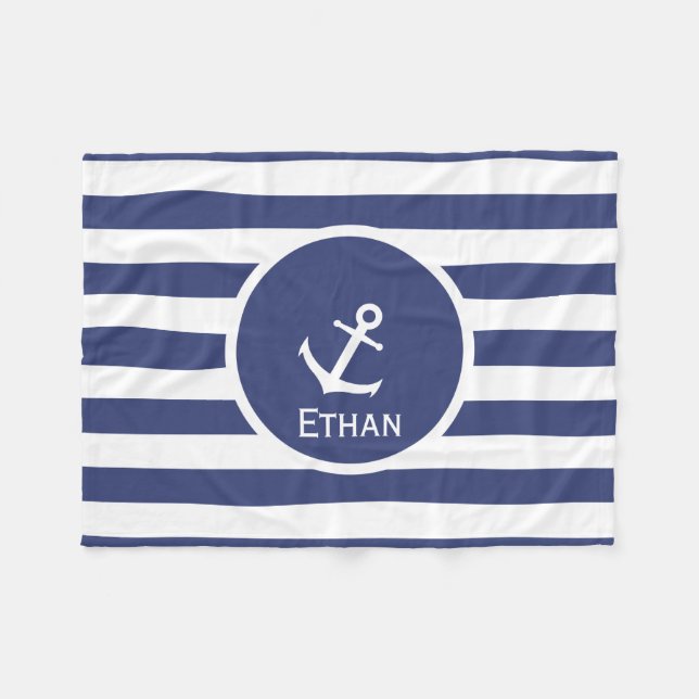 Känd nautisk ullfilt för anpassningsbar fleecefilt (Framsidan (Horisontell))