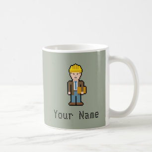 Känd PIXELarkitekt för anpassningsbar Kaffemugg