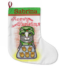 Känd stekhet kattjulstrumpa för anpassningsbar