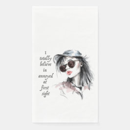 Känd vid första anblicken pappersservett