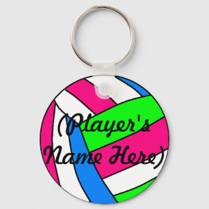 Känd volleyboll Keychain för anpassningsbar Nyckelring