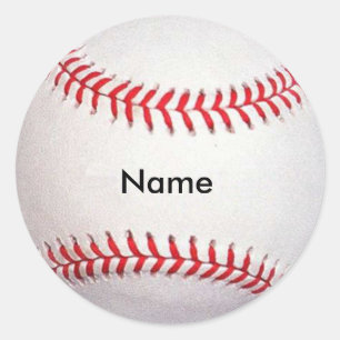 Kända baseballklistermärkear för anpassningsbar runt klistermärke