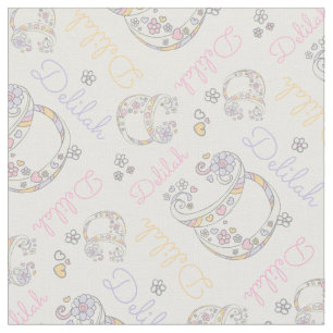 Kända Monogrammed Delilah och tyg för brev D
