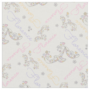 Kända Monogrammed Florence och tyg för brev F