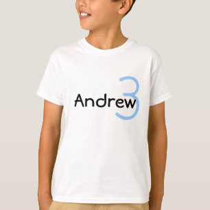 Kända personligblått och ålderfödelsedagT-trö Tee Shirt