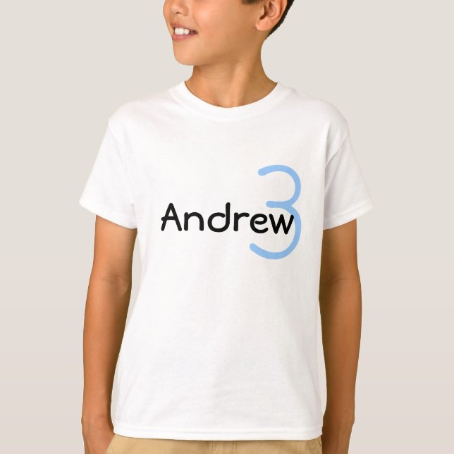 Kända personligblått och ålderfödelsedagT-tröja Tee Shirt (Framsida)